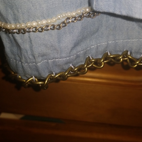 Lucca Couture Chain Stud & Bead Embellished Jacket - Picture 4 of 8